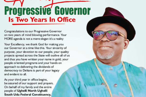OUR PROGRESSIVE GOVERNOR IS 2 YEARS IN OFFICE