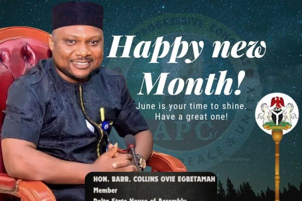 BARR COLLINS OVIE EGBETAMAH: NEW MONTH MESSAGE