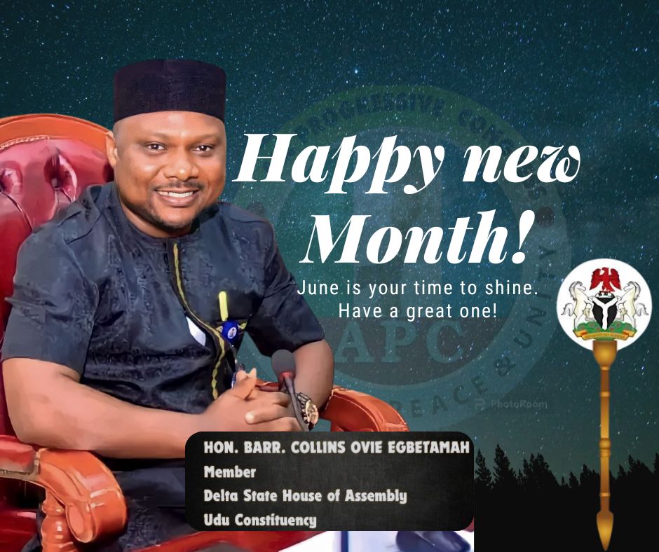 BARR COLLINS OVIE EGBETAMAH: NEW MONTH MESSAGE