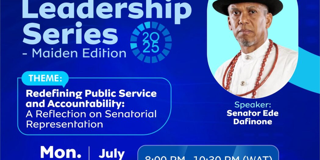 EDE DAFINONE SPEAKS AT URHOBO DIALOGUE ON LEADERSHIP