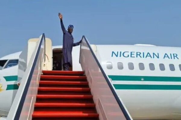 BOLA AHMED TINUBU EMBARKS ON NEW YEAR JOURNEY 