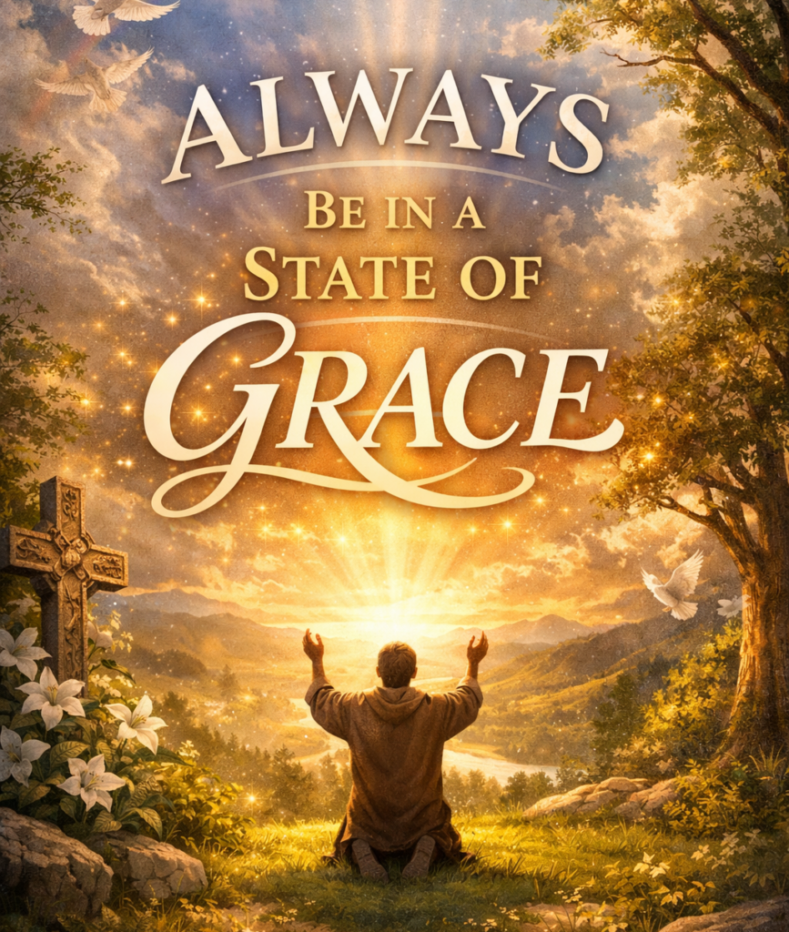 ALWAYS BE IN A STATE OF GRACE FOR PROTECTION