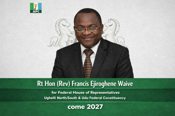 MY SUPPORT FOR RT HON (REV) FRANCIS E. WAIVE – EDAFE HITLER